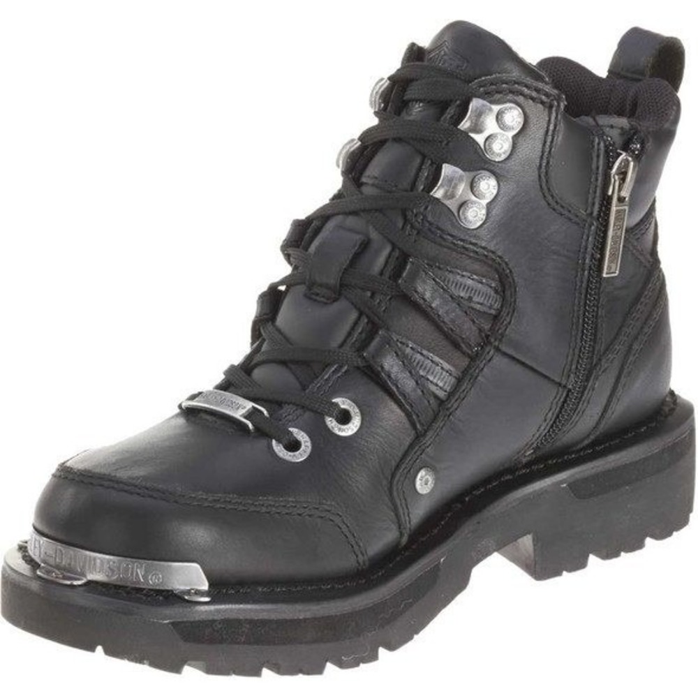 Harley-Davidson Women's Tracey Motorcycle Leather Activewear Boots Black Size 7